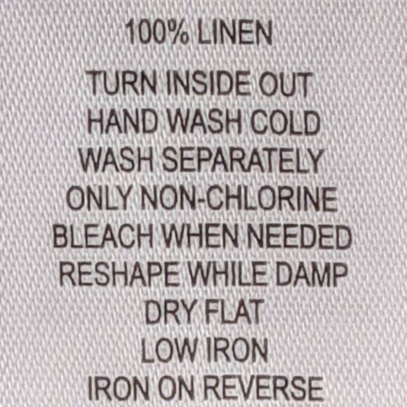 Cynthia Rowley Pullover Hoodie Womens XL 100% Linen Green Marbled Coastal Resort - Picture 11 of 11